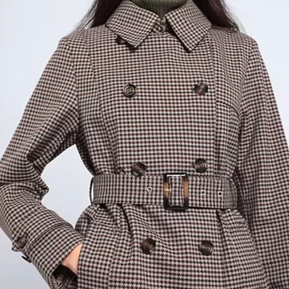 *STUNNING / RARE* Barbour Greta Check Showerproof Trench - Like New!!! - Picture 2 of 9